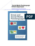 Download Emoji And Social Media Paralanguage Michele Zappavigna full chapter