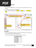 Basic Data Cleaning With Microsoft Excel v1.1