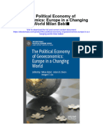 The Political Economy of Geoeconomics Europe in A Changing World Milan Babic Full Chapter