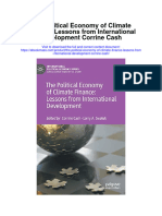 The Political Economy of Climate Finance Lessons From International Development Corrine Cash Full Chapter