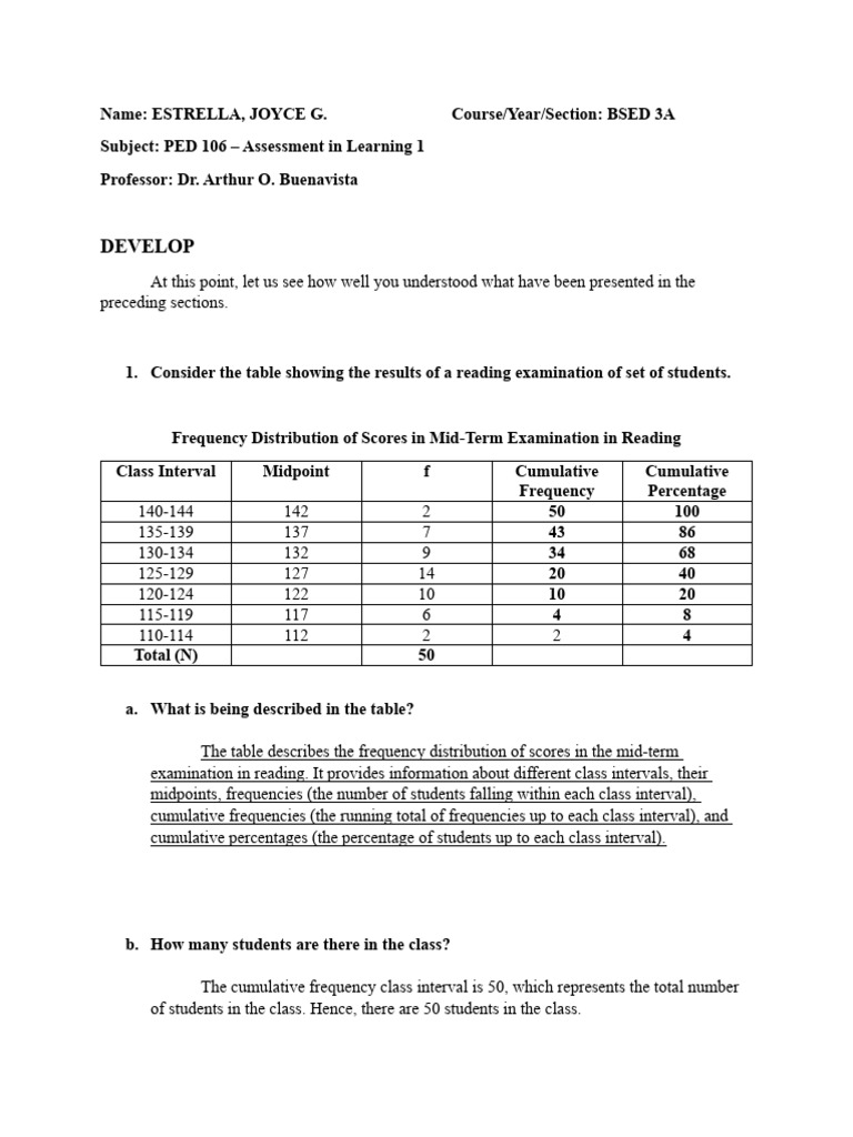 Ped 106 Module 7 Assessment Download Free Pdf Infographics Histogram