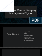 Student Record-Keeping Management System