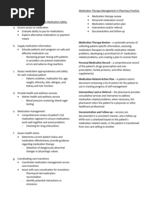 MEDICATION REVIEW
