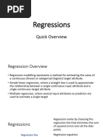 Concepts - Regression Overview