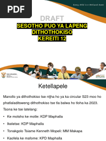 SeSotho HL Poems