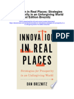 Download Innovation In Real Places Strategies For Prosperity In An Unforgiving World 1St Edition Breznitz full chapter