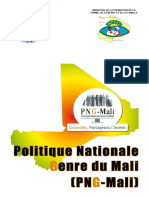Mali Politique Nationale Genre - 2011