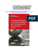 The Political Economy of Sanctions Resilience and Transformation in Russia and Iran Ksenia Kirkham Full Chapter