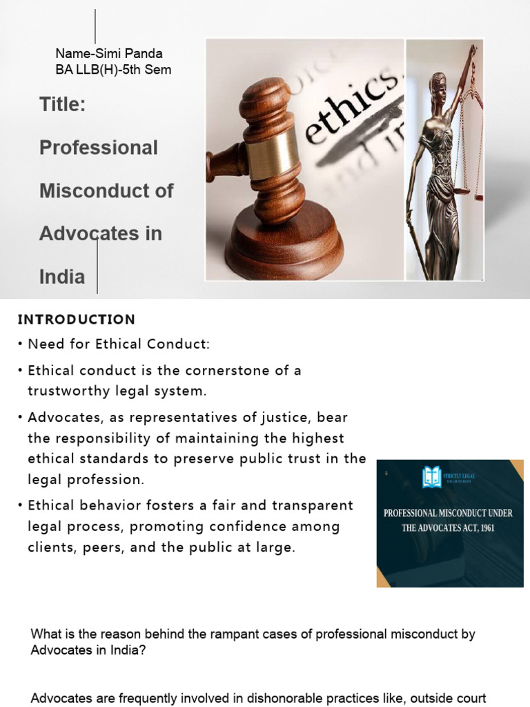 Ethics Ppt Simi Panda Pdf Advocate Professional Ethics