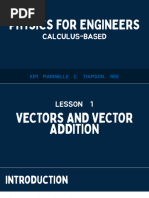 SCI 2 - Physics For Engineers. Lesson 1