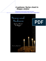 Download Sense And Sadness Syriac Chant In Aleppo Jarjour all chapter