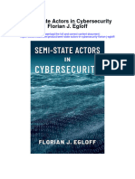 Download Semi State Actors In Cybersecurity Florian J Egloff all chapter