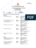 BDC Assessment 2020 - 02 (Self Assessment Form)