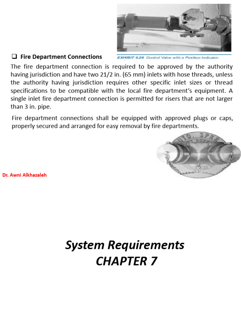 Fire Department Connection Standards | PDF | Fire Sprinkler System ...