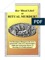 Blood Libel or Ritual-Murder