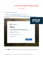 Access To Holmesglen Email Address