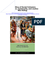 The Politics of Social Cohesion Immigration Community and Justice Nils Holtug Full Chapter