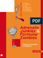 Adrenalin-Junkies & Formular-Zombies - Tom DeMarco - Hanser 2007