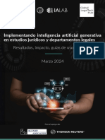 Implementando Inteligencia Artificial Genertiva en Estudios Juriìdicos y Departamentos Legales