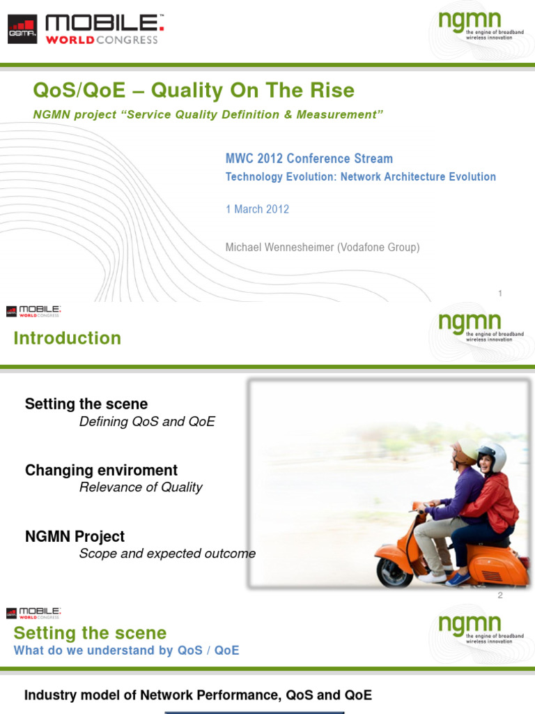 Enhancing QoS and QoE in Mobile Networks | PDF | Quality Of Service ...