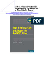 The Population Problem in Pacific Asia International Policy Exchange 1St Edition Stuart Gietel Basten Full Chapter