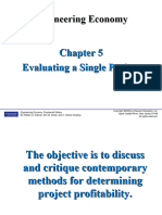 Chapter 5 Evaluating a Single Project