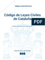 BOE Código de Leyes Civiles de Catalunya