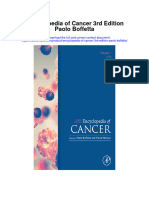 Encyclopedia of Cancer 3Rd Edition Paolo Boffetta Full Chapter