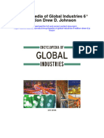 Encyclopedia of Global Industries 6 Edition Drew D Johnson Full Chapter