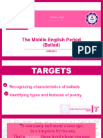 English 9 - Lesson 6 - MIddle English