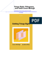 Getting Things Right Fittingness Reasons and Value Conor Mchugh Full Chapter