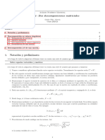 Tema 1.1 - Dos Descomposiciones Matriciales