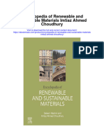 Download Encyclopedia Of Renewable And Sustainable Materials Imtiaz Ahmed Choudhury full chapter
