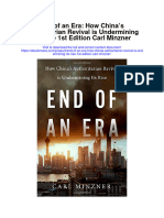Download End Of An Era How Chinas Authoritarian Revival Is Undermining Its Rise 1St Edition Carl Minzner full chapter