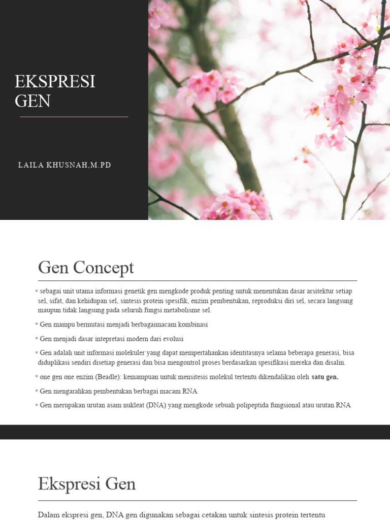 Ekspresi Gen | PDF | Sains & Matematika