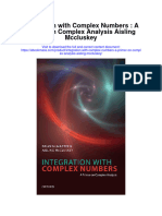 Download Integration With Complex Numbers A Primer On Complex Analysis Aisling Mccluskey full chapter
