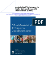 Download Gis And Geostatistical Techniques For Groundwater Science Senapathi Venkatramanan Editor full chapter
