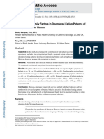 Marquez B 2021 Individual and Family Factors in Disordered Eating Patterns of Mexican American Women