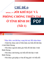 Chủ Đề 6 - Biến Đổi Khí Hậu...Tiết 1