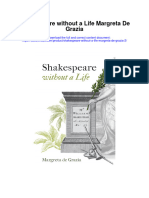 Download Shakespeare Without A Life Margreta De Grazia 2 all chapter