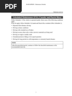 2007 MAZDASPEED3 Maintenance Schedule