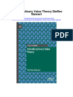 Download Interdisciplinary Value Theory Steffen Steinert full chapter