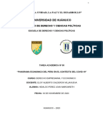Tarea Academica #05 - Panorama Economico Del Peru en El Contexto Del Covid-19 - Derecho Empresarial y Economico