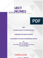 Project Guidelines Ppt