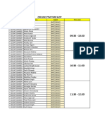 Xii Pinnacle PTM Time Slot