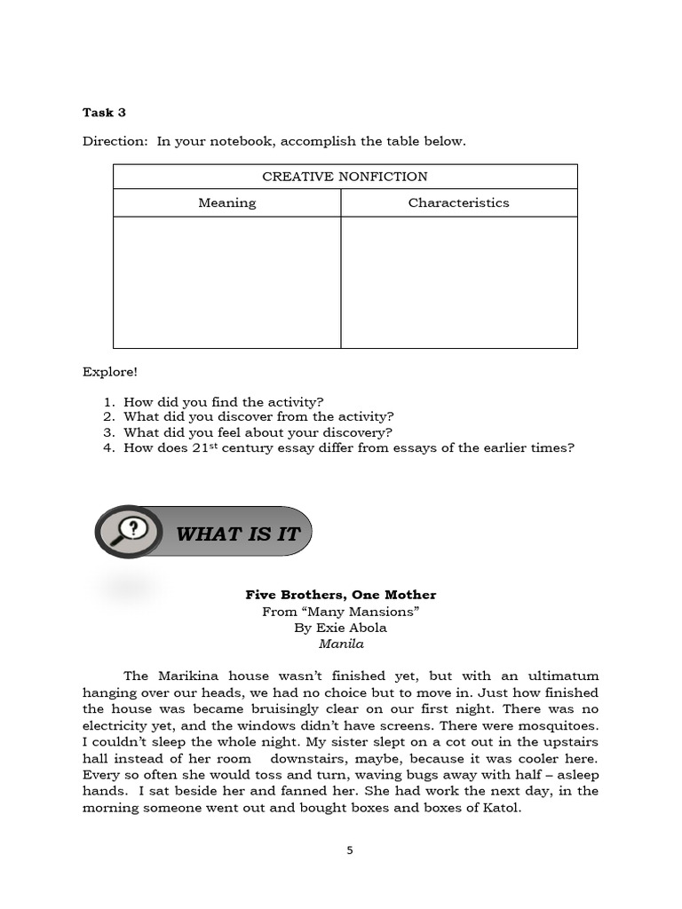 FiveBrothersOneMother PDF