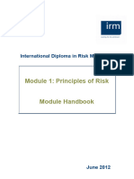 Module 1: Principles of Risk: International Diploma in Risk Management