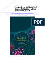 Download Global Perspectives On Stem Cell Technologies 1St Edition Aditya Bharadwaj Eds full chapter