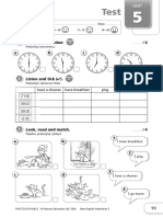 My Day Test Unit 5