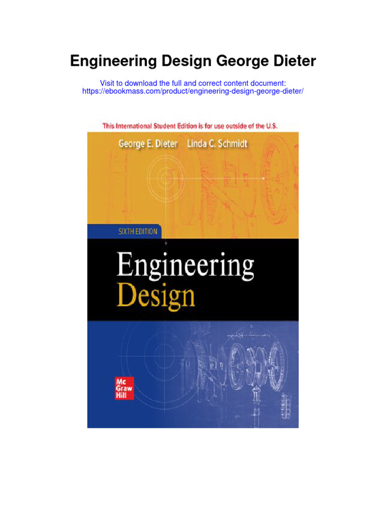 Engineering Design Dieter Full Chapter PDF Conceptual Model